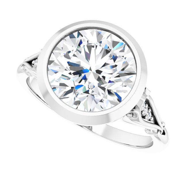 Bezel-Set Engagement Ring
