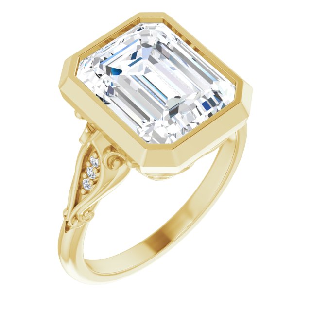 Bezel-Set Engagement Ring