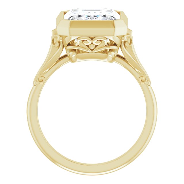 Bezel-Set Engagement Ring