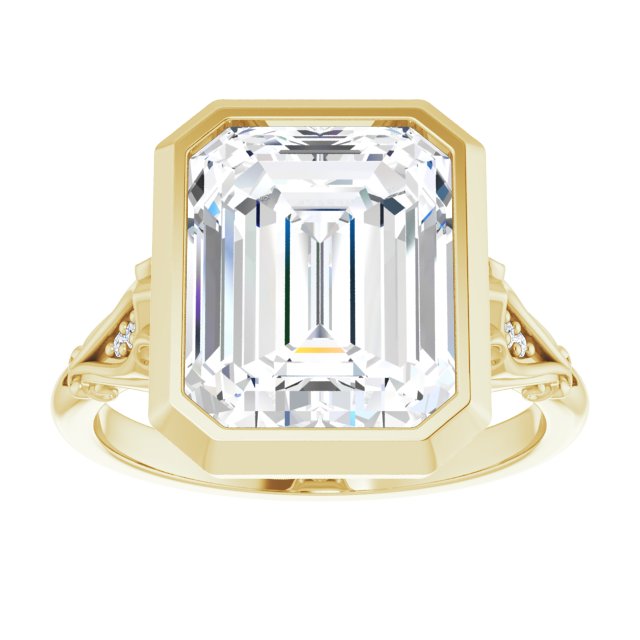 Bezel-Set Engagement Ring