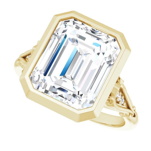 Bezel-Set Engagement Ring