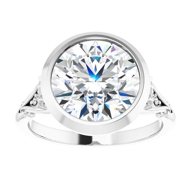 Bezel-Set Engagement Ring