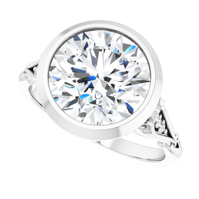 Bezel-Set Engagement Ring