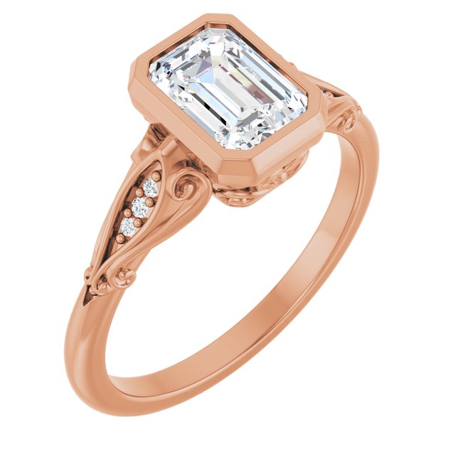 Bezel-Set Engagement Ring