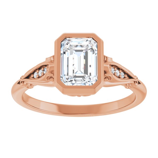 Bezel-Set Engagement Ring