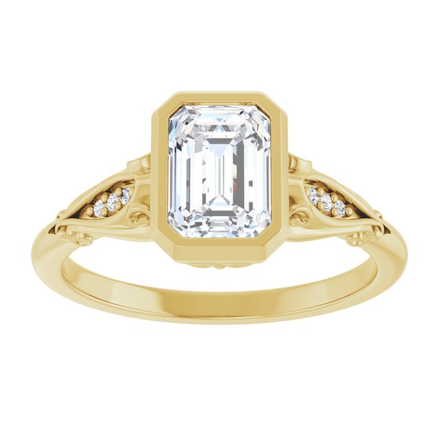Bezel-Set Engagement Ring