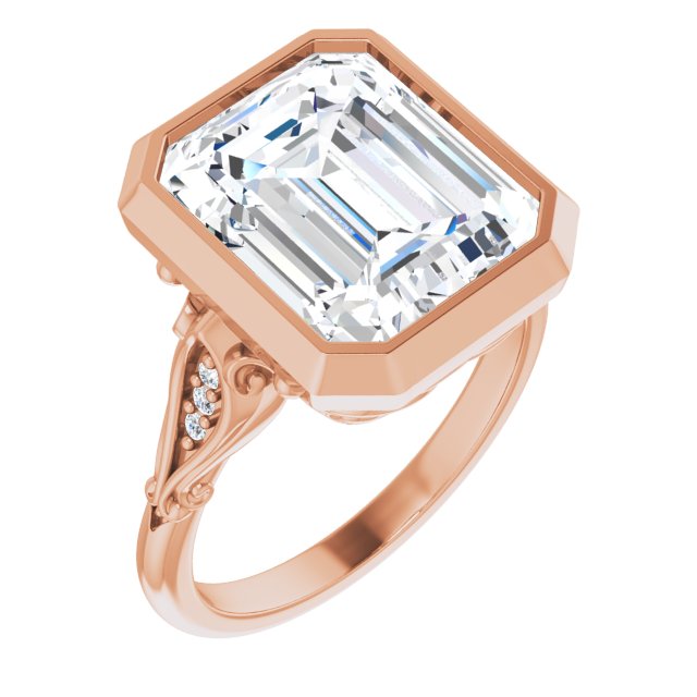 Bezel-Set Engagement Ring