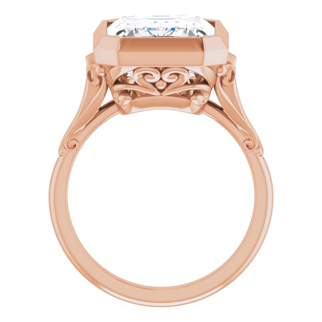 Bezel-Set Engagement Ring