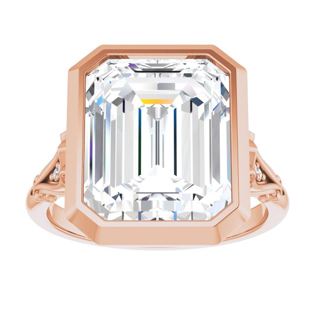 Bezel-Set Engagement Ring