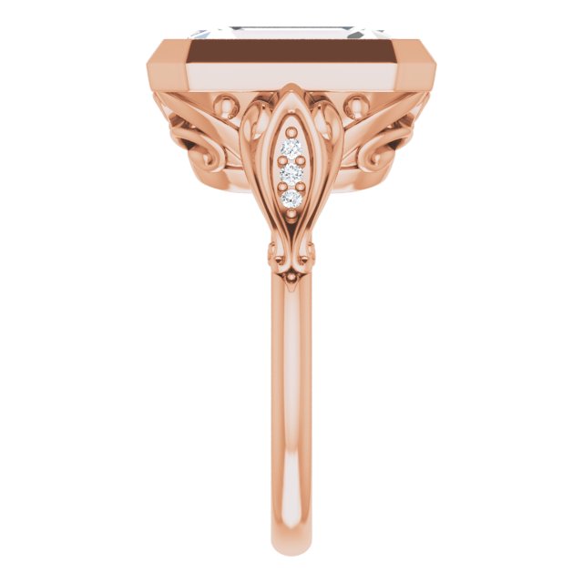 Bezel-Set Engagement Ring