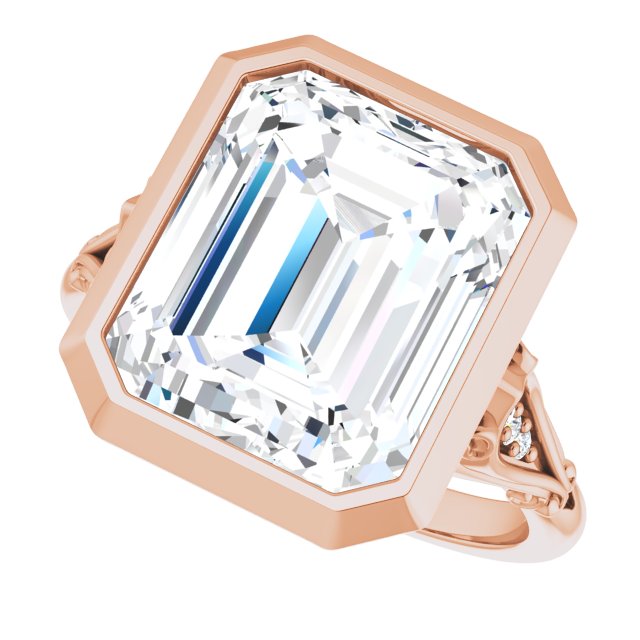 Bezel-Set Engagement Ring