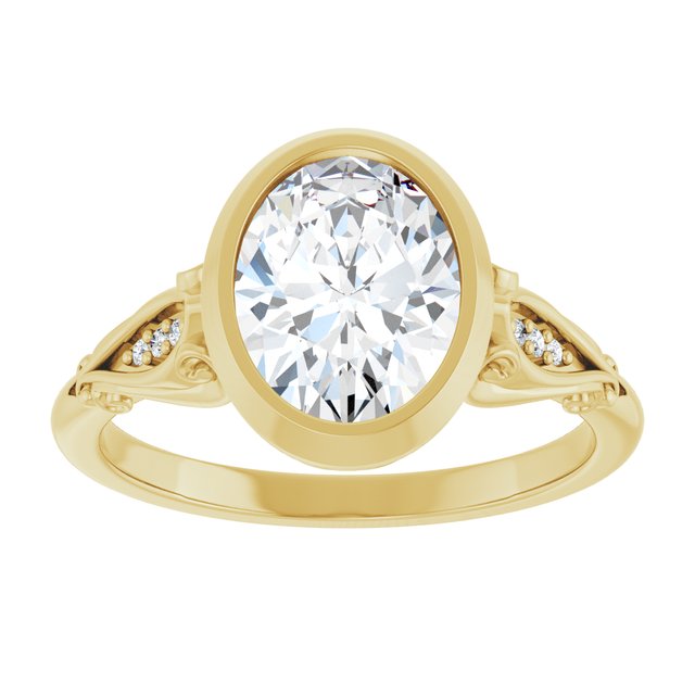 Bezel-Set Engagement Ring