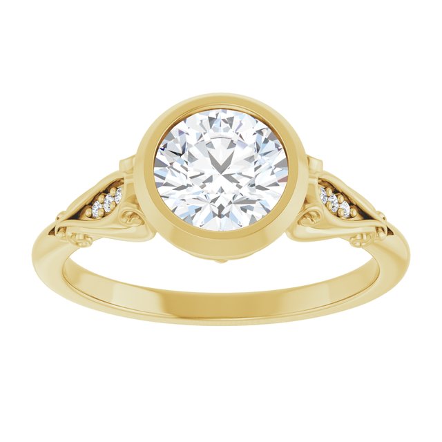 Bezel-Set Engagement Ring