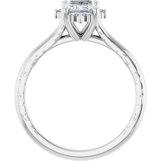 Halo-Style Engagement Ring