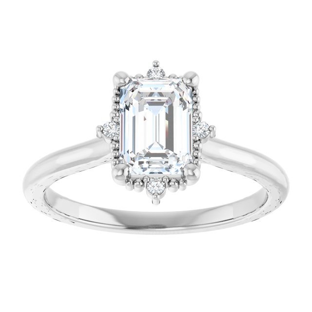 Halo-Style Engagement Ring