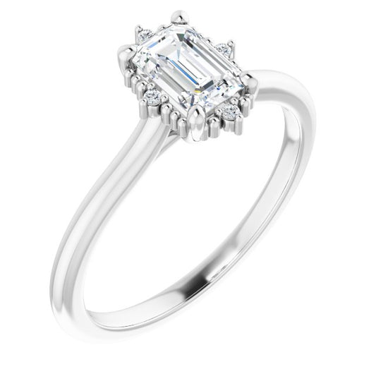 Halo-Style Engagement Ring