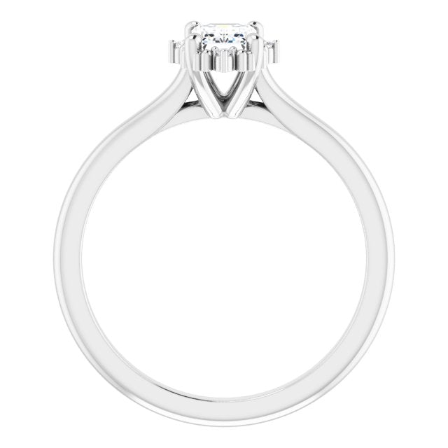 Halo-Style Engagement Ring