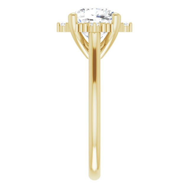 Halo-Style Engagement Ring