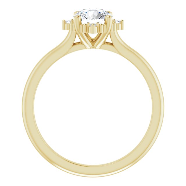Halo-Style Engagement Ring