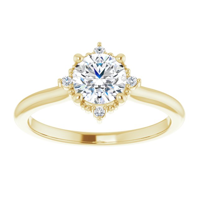 Halo-Style Engagement Ring