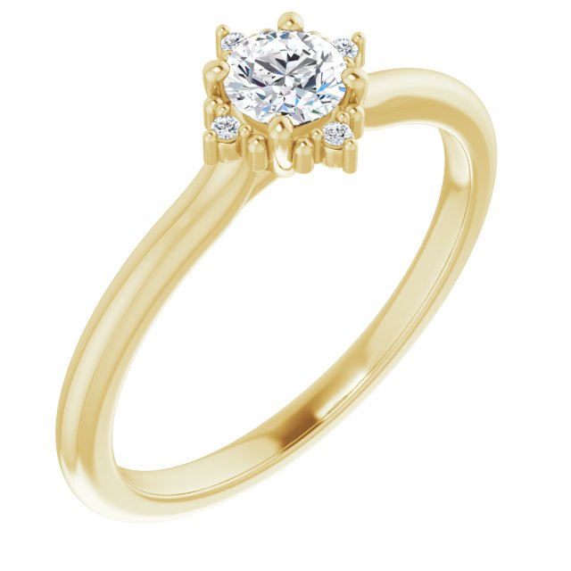 Halo-Style Engagement Ring