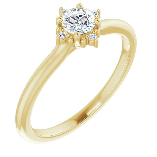 Halo-Style Engagement Ring
