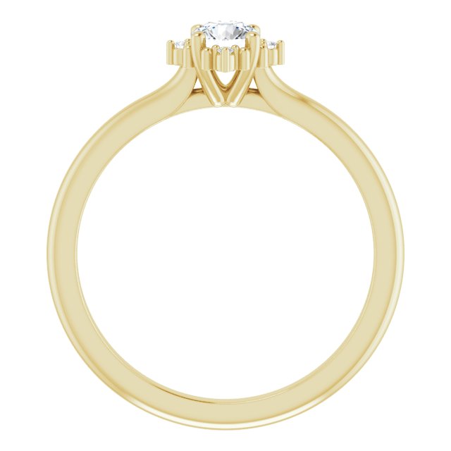 Halo-Style Engagement Ring