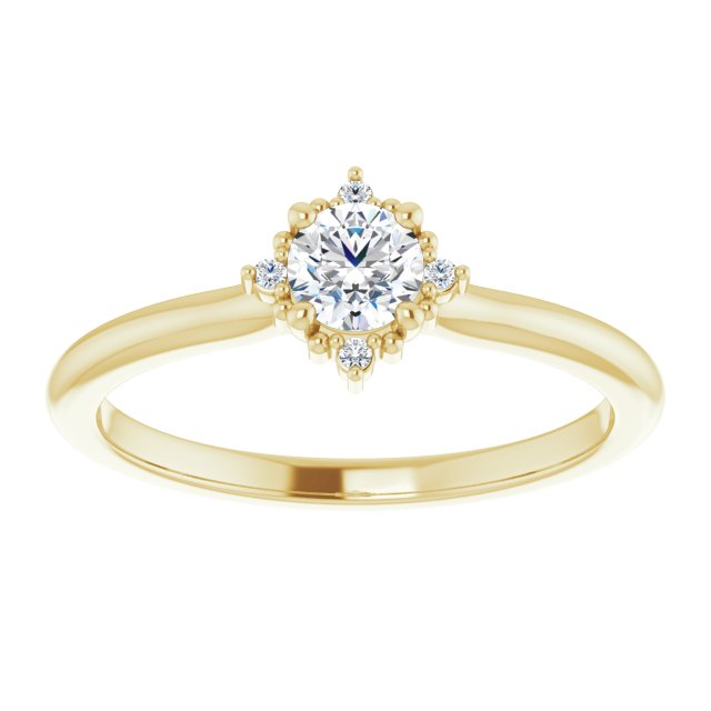 Halo-Style Engagement Ring