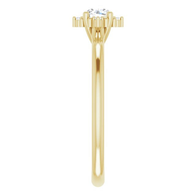 Halo-Style Engagement Ring