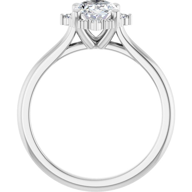 Halo-Style Engagement Ring