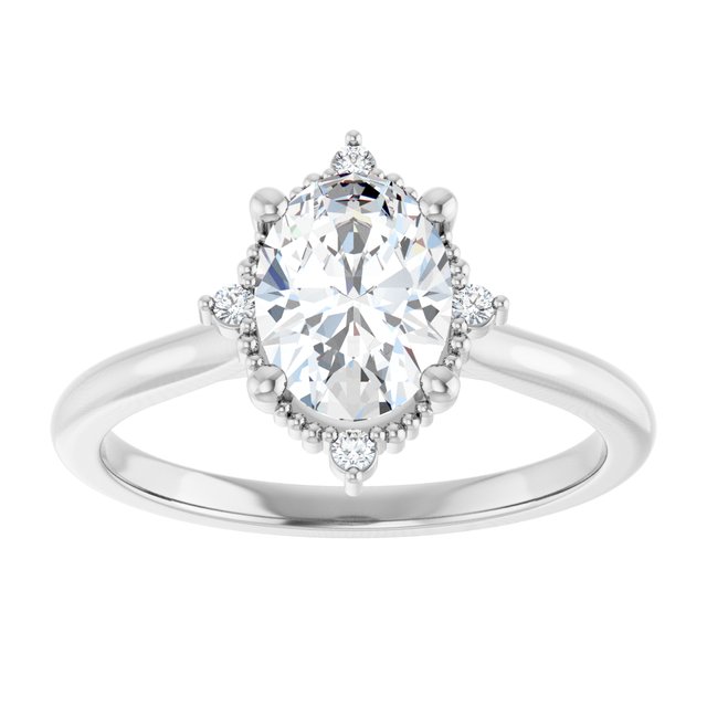 Halo-Style Engagement Ring