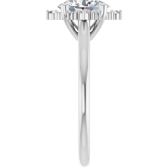 Halo-Style Engagement Ring