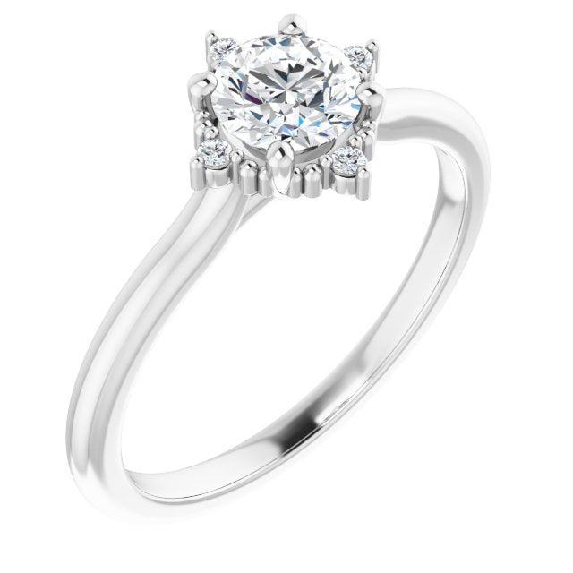 Halo-Style Engagement Ring