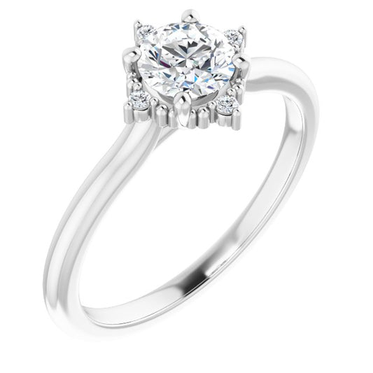 Halo-Style Engagement Ring