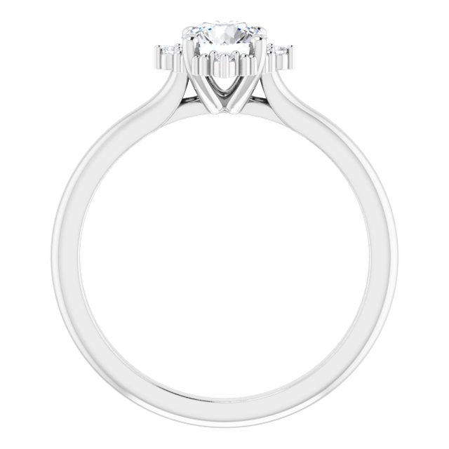 Halo-Style Engagement Ring