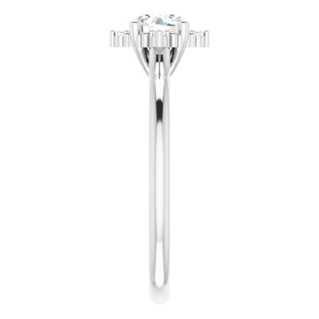 Halo-Style Engagement Ring