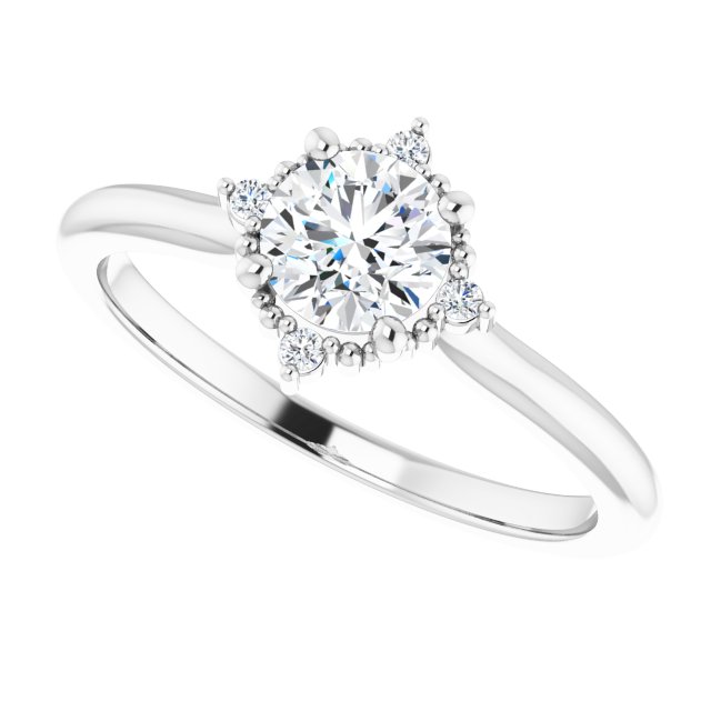 Halo-Style Engagement Ring