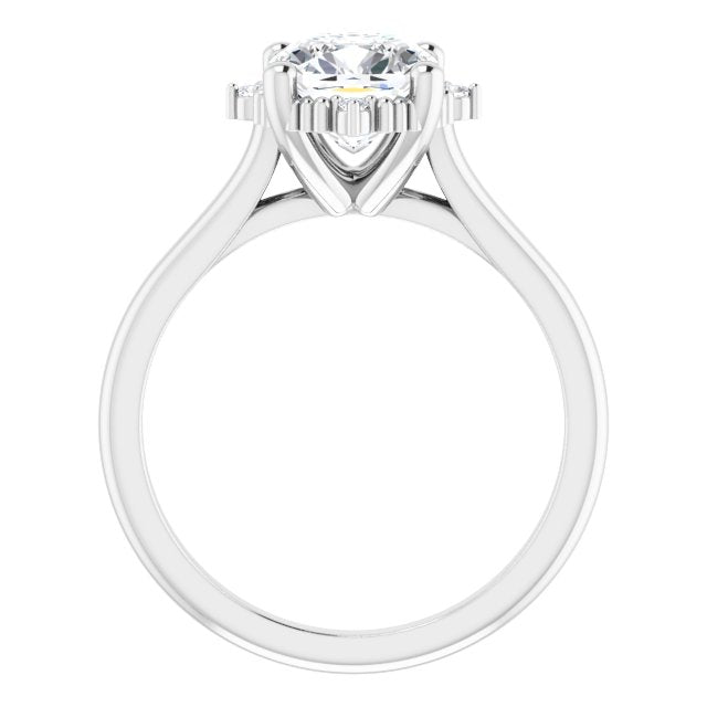 Halo-Style Engagement Ring