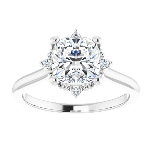 Halo-Style Engagement Ring