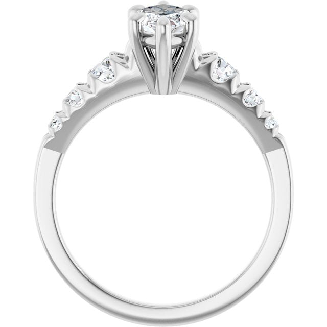 Accented Engagement Ring