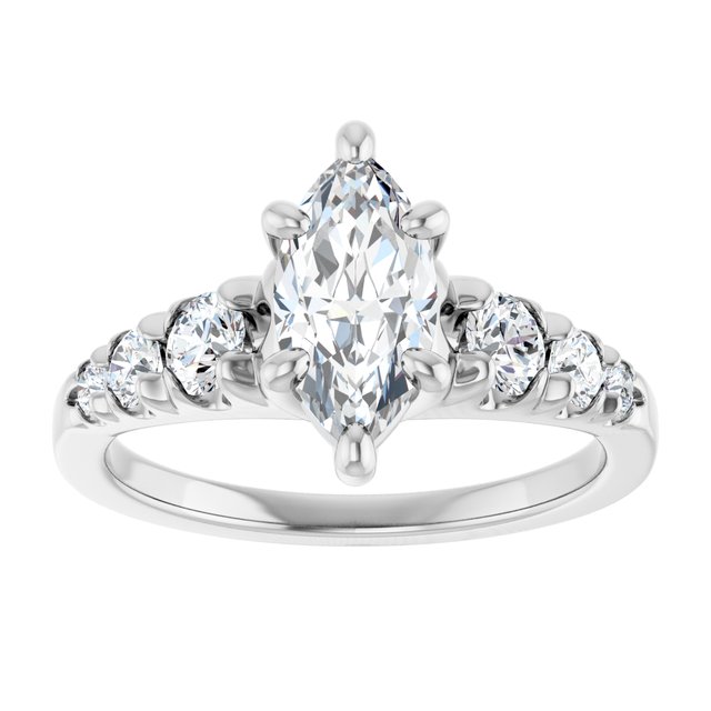 Accented Engagement Ring