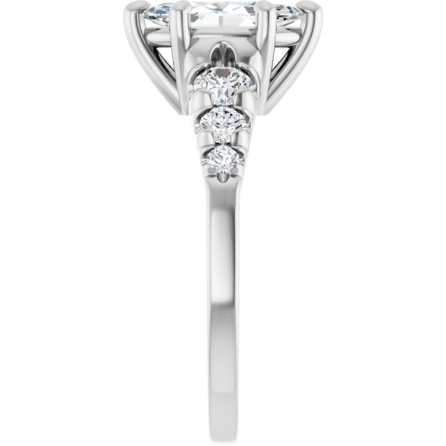 Accented Engagement Ring