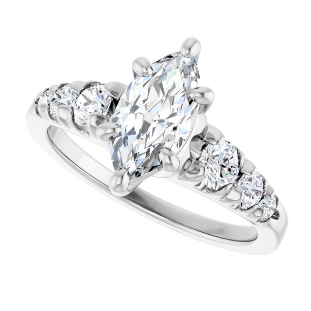 Accented Engagement Ring