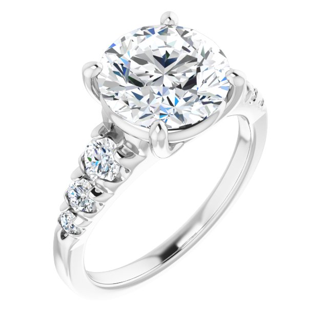 Accented Engagement Ring
