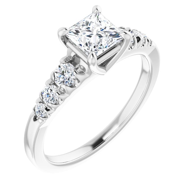 Accented Engagement Ring