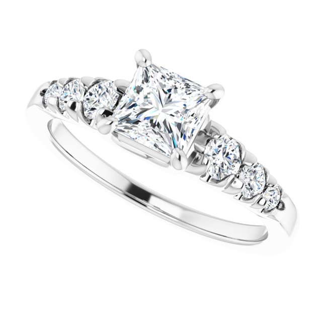 Accented Engagement Ring
