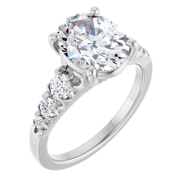 Accented Engagement Ring