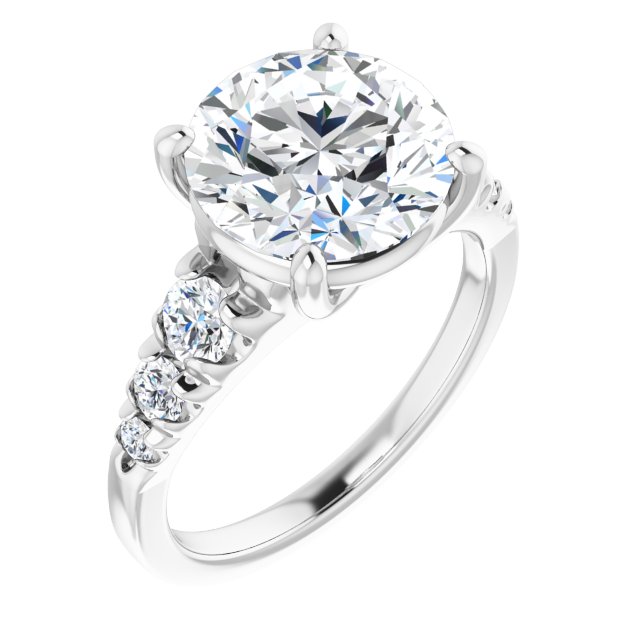 Accented Engagement Ring