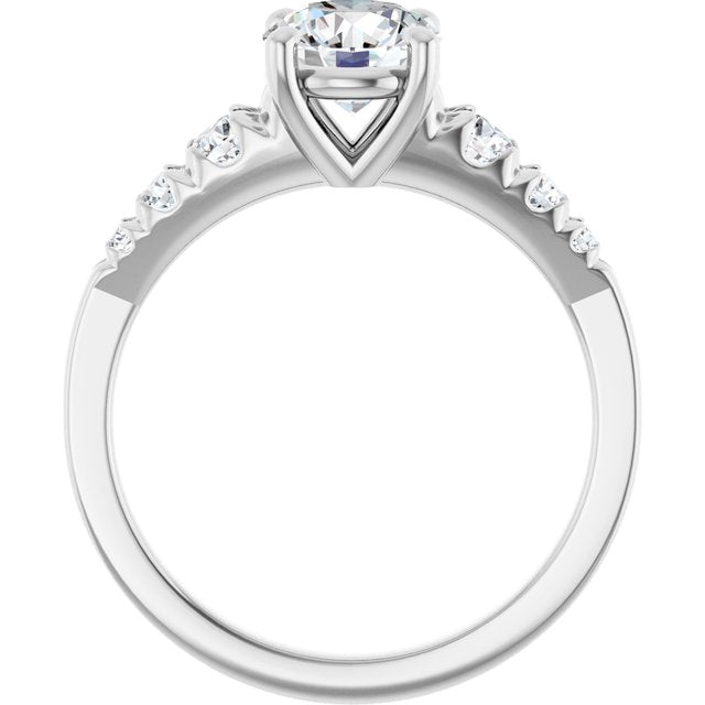 Accented Engagement Ring
