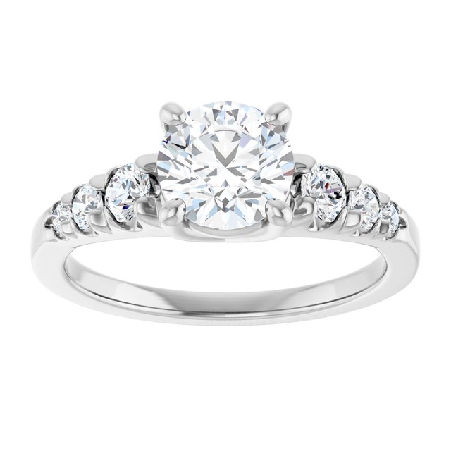 Accented Engagement Ring